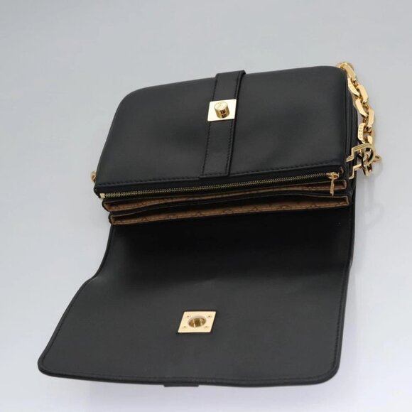 LOUIS VUITTON Rendezvous Shoulder Bag Leather Black - Picture 11 of 15